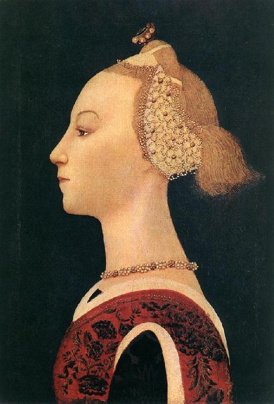 UCCELLO, Paolo Portrait of a Lady at Sweden oil painting art